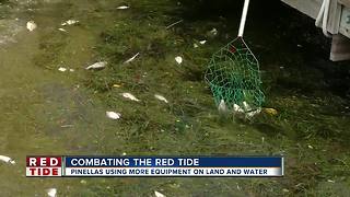 Pinellas County continues to combat red tide