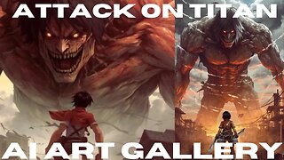 Attack on Titan Ai Art Gallery #attackontitan #anime #midjourney