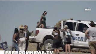 Climate Protesters Shut Down BURNING MAN, Rangers Ram Through Blockade