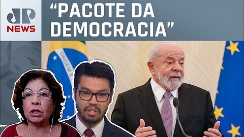 Governo Lula quer endurecer penas para atos antidemocráticos; Kramer e Kobayashi comentam