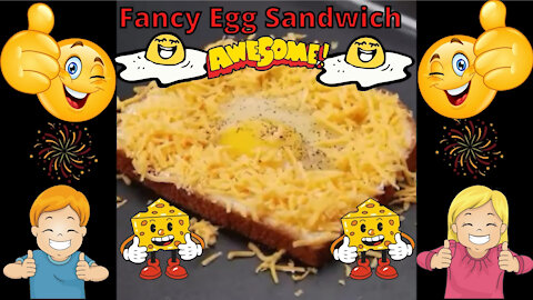 Fancy Egg Sandwich Idea - This Is Easy and Delicious!