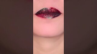 Lip Art Tutorial Glitter Bling #makeup #short #shorts #viral #shortvideo #lipswatches #grwm