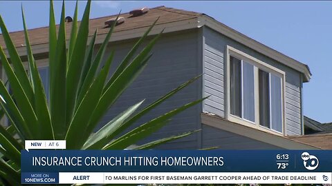 Insurance crunch hitting California homeowners