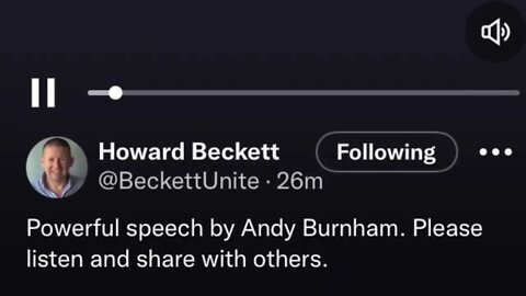 Just been blocked by Howard Beckett