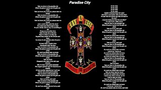 Guns N Roses - Paradise City - Guns N Roses lyrics HQ