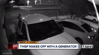 Portable generator stolen in North Las Vegas