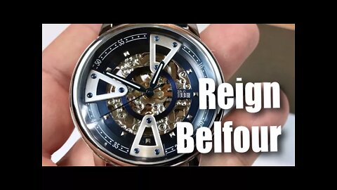 Reign RN3603 Belfour Blue Automatic Skeleton Watch review