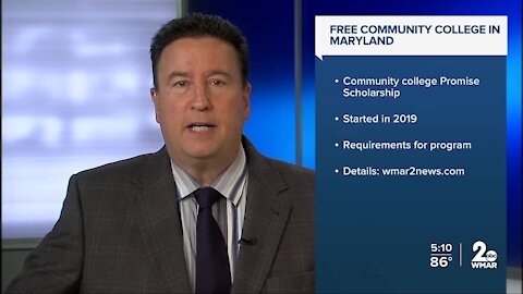 Maryland's program for free community college