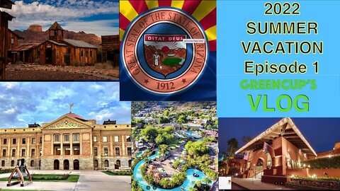Travel VLOG | Summer 2022 Episode 1 | Ghost Mining Town, Arizona State Capital, and Organ Stop Pizza