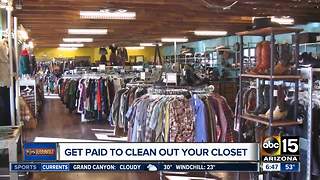 Get paid to clean out your closet!