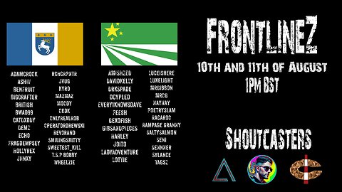 Frontlinez! An OFFICIAL DayZ event run by TheArriana and ChimneyLive, Shoutcasted by MikeyLarkin