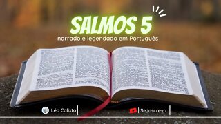 Salmos 5 - narrrado e legendado em Português #shorts #youtubeshorts