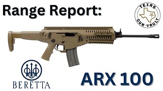 Range Report: Beretta ARX 100 (5.56 rifle in FDE)