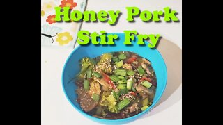 Honey Pork Stir Fry Recipe *Mom Life* Easy Dinner