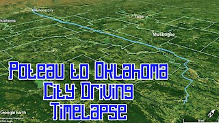 POTEAU TO OKLAHOMA CITY DRIVING TIMELAPSE \ Garmin DriveAssist 50 Dashcam Video