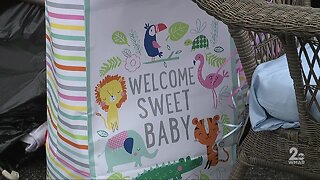 Local couple throws surprise drive-thru baby shower for their daughter
