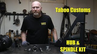 Tire Carrier Hub & Spindle Kit - Taboo Customs