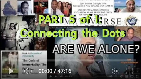 Connecting the Dots: Part 5 Alien Presence Are We Alone?