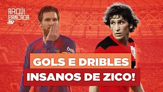 ZICO = MESSI DO FLAMENGO? • GOLS e DRIBLES ABSURDOS do Galinho!