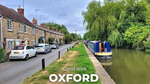 Oxford Canal Walk || Narrow Boats & English Countryside Views