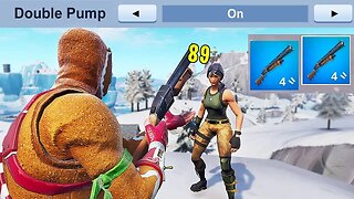 How to use NEW DOUBLE PUMP in Fortnite..