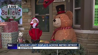 Amazing holiday light displays across metro Detroit. Here's one home in Eastpointe