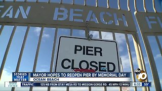 Officials hope to reopen Ocean Beach Pier by busy summer period