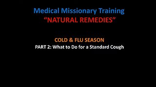 MMT: NATURAL REMEDIES COLD & FLU SEASON PART 2: What to Do for a Standard Cough?