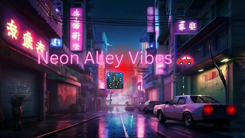 Neon Alley Vibes 🚗🌃