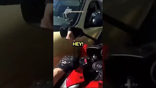 Guy Tries To Run Over Biker? 😲