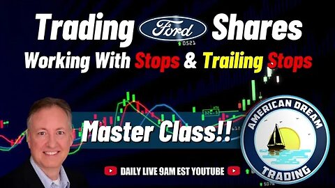Trading Ford Shares Made Easy - Mastering Stops & Trailing Stops In The Stock Market