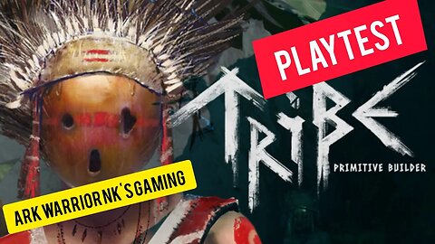 Tribe:Primitive Builder - Play test, the game looks really nice #pc #steam