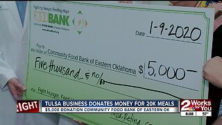 Tulsa business donates money for 20k meals