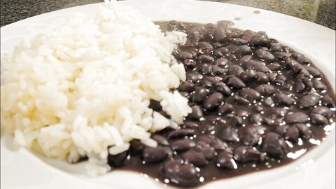 That's how you do it. HOW TO MAKE BEANS. For black beans and others. EASY RECIPE rice and beans