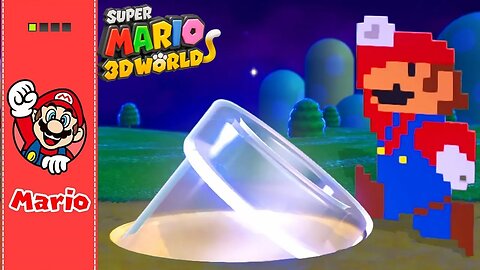 What if 2D Mario is playable in Super Mario 3D World?