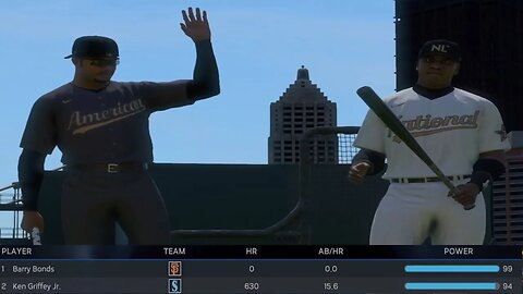 Barry Bonds Vs Ken Griffey Jr HR Derby Mlb The Show 23