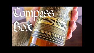Compass Box Flaming Heart limited edition blended malt Scotch whisky unboxing