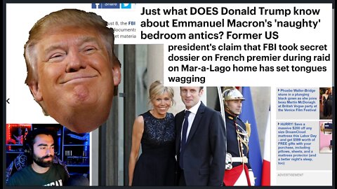 PEDO MACRON IS SCARED, Trump Knows ''Where The Bodies Are Buried''!