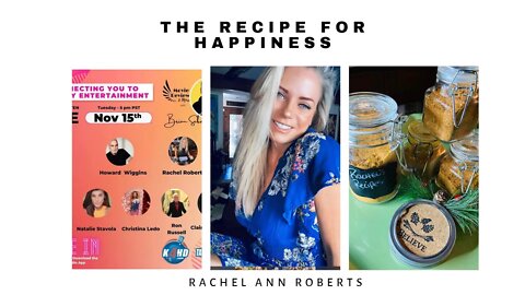 The Recipe for Happiness- Chef & Social Media Influencer- Rachel Ann Roberts