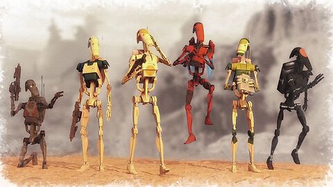 Every Different Model of B1 [OOM] Battle Droids in the Star Wars Universe Explained