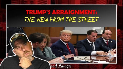 The Following Program: Trump's Arraignment-View From The Street