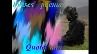 Você não merece minhas palavras, merece o meu silêncio... [Frases e Poemas]