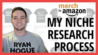 My Amazon Merch Niche Research Process (Using FREE Tools)