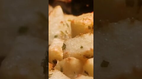 garlic and herb diced potatoes 🥔 #short #shorts #cooking