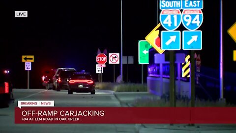 One person shot during armed robbery/carjacking on I-94 in Oak Creek