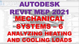 Autodesk Revit MEP 2021 - MECHANICAL SYSTEMS - ANALYZING HEATING AND COOLING LOADS