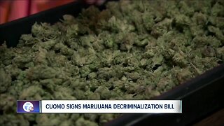 Governor Cuomo signs bill decriminalizing marijuana