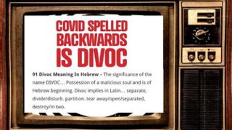 COVID BACKWARDS IS DIVOC