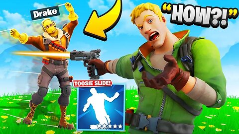 I Trolled Him With NEW Toosie Slide Emote.. (Fortnite)