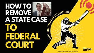 How to remove a State court case to Federal court